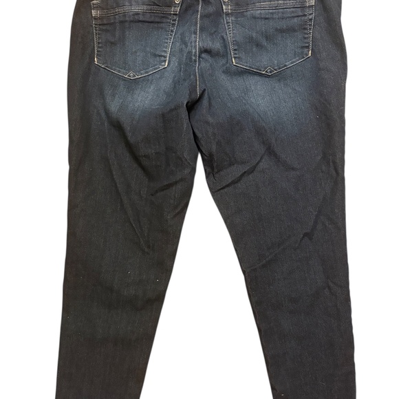 Democracy Dark Wash High Waisted Skinny Jean Size 14 - Picture 3 of 4